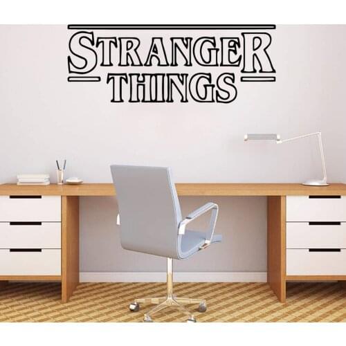 Colorful Stranger Things Vinyl Wall Stickers Wallpaper For Kids Room Removable Wall Decals Decor Quote Poster Mural