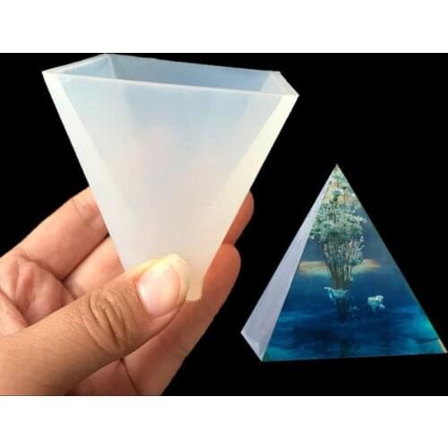 Pyramid 3d Silicone Mold Resin Jewelry Making Resin Candle Soap Mold Epoxy Pendant Craft Diy Tool For Jewelry