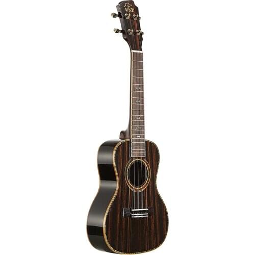 Black and ebony handmade ukulele 23 inch 19 Frets 4 Strings Hawaiian Guitar Musical Instruments Giving a ukulele backpack