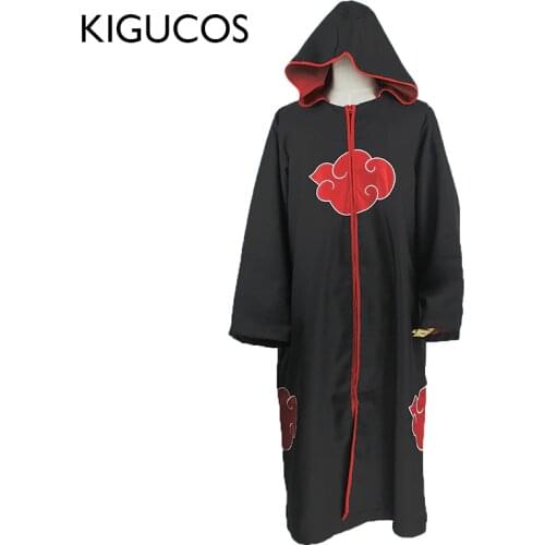 KIGUCOS Anime Naruto Taka Cosplay Costumes Uchiha Sasuke Uniform Costumes Cloud Taka Cloak Outfit