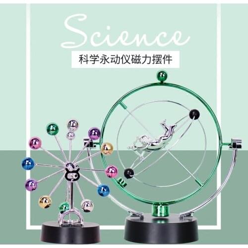 Square Bottom Newton Swing Billiard Touch Ball Stainless Steel Metal Iron Ball Chaotic Office Table Decoration home decor