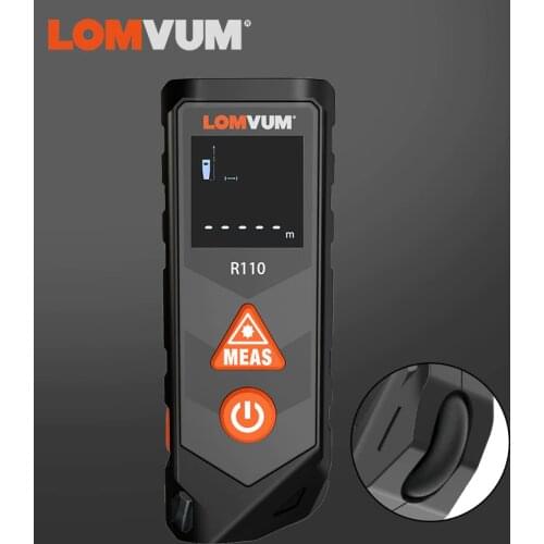 LOMVUM Laser Distance Level Digital Curved Rangefinder Rena Laser Tape Build Measure Device Curved Suface Measure Tools