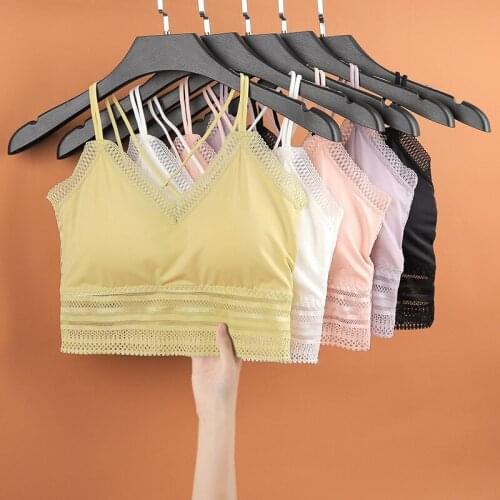 Summer Sport Bras Women Sexy Breathable Lace Underwear Push Up Running Yoga Fitness Sport Bra Top Breathable Quick Dry Gym Top