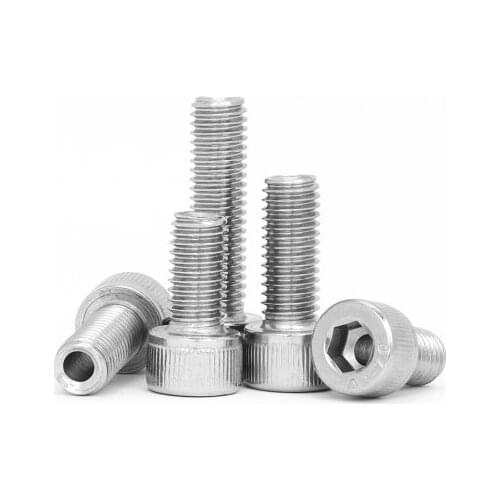 M6 M8 Hollow Screws Hex socket Lighting Thread Bolts Through hole Screws 2PCS