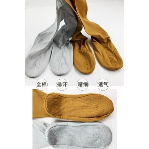 Unisex pure cotton high quality shaolin monk kung fu socks buddhist zen lay meditation buddha arhat martial arts stockings