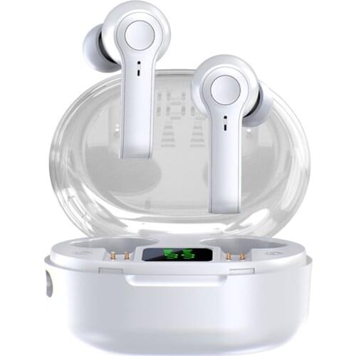 2021 New R22 Wireless Earbuds TWS 5.0 Bluetooth Earphone Wireless Headset Led Display IPX67 Waterproof Bluetooth Earphones