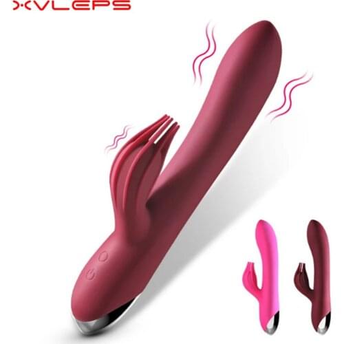 New 2021 Powerful Dildo Rabbit Vibrator Clitoris Stimulator Vaginal Massage G-spot Vibrator Adult Sex Toys for Women