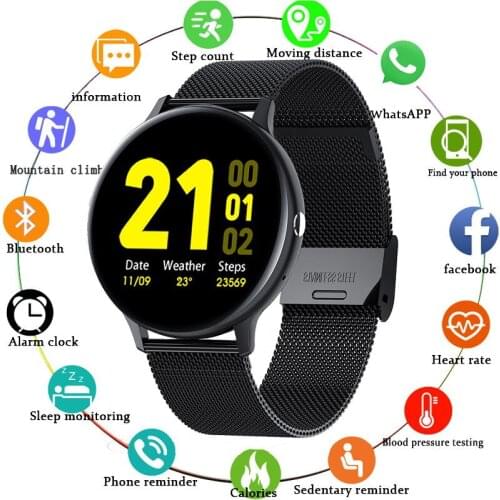 LIGE New Fashion Smart Watch Mens Bluetooth Call Watch Heart Rate Monitoring Sports Fitness Waterproof Smart Watch Android iOS