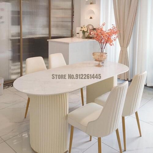Dining Chair Light Luxury Home Small Apartment Simple Modern Designer Net Red Leather Soft Bag High-end Casual Dining Chair