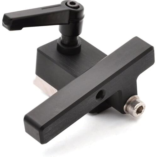 Miter Track T-Track Stop Sliding Brackets T-Slot Aluminium Woodworking Workbench DIY Accessories Black