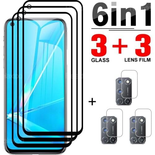 6-in-1 Cover Tempered Glass On The For Oppo A52F Screen Protector For Oppo A72 4G A72 5G A92 Reno 4F Phone Camera Protector Lens
