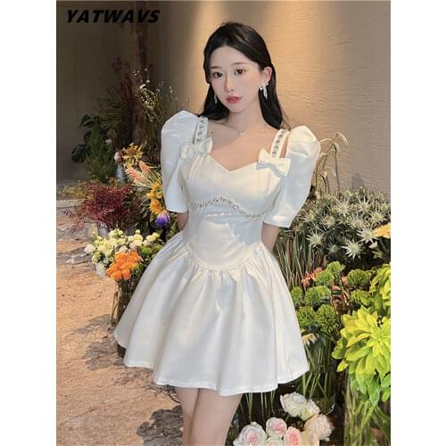 Self-Portrait New Fashion Black White Patchwork Lace Hollow Out Dress Womens Short Sleeve Contrast Flower Embroidery Dress