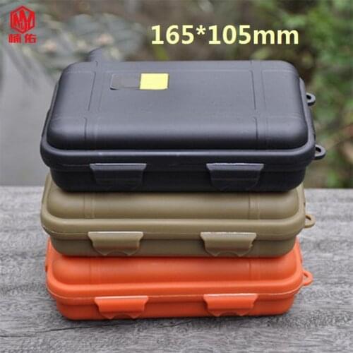 1PCS EDC Waterproof Container Outdoor Shockproof Waterproof Box Survival Sealed Tool Box Holder Storage Tool Container