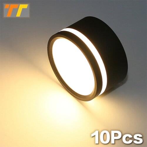 10Pcs Led Downlight 15W 12W 9W 7W 5W 18W Surface Mounted Side Guide Light lamp for Ceiling Spot Lights Fixtures Indoor Lighting