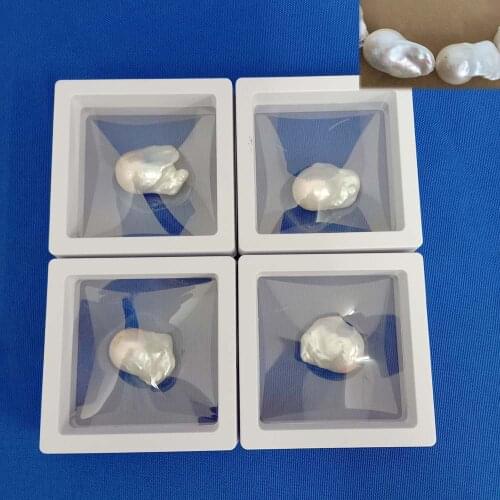 100% Nature freshwater loose pearl with baroque shape, BIG BAROQUE shape pearl with full hole drilled