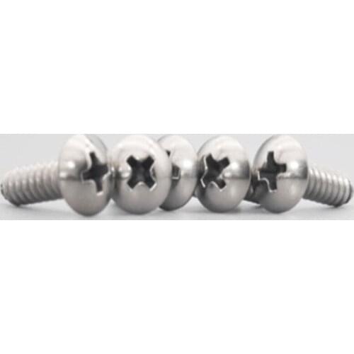 20pcs M4*10/15/20/25/30 phillips titanium truss head self tapping screw