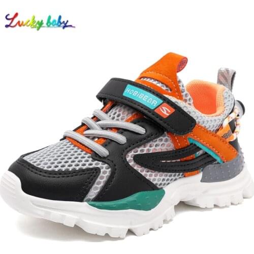 2021 Childrens sports shoes boys sneakers Casual Shoes summer Kids Sneakers boy Breathable Soft Sole Trend Boys girls