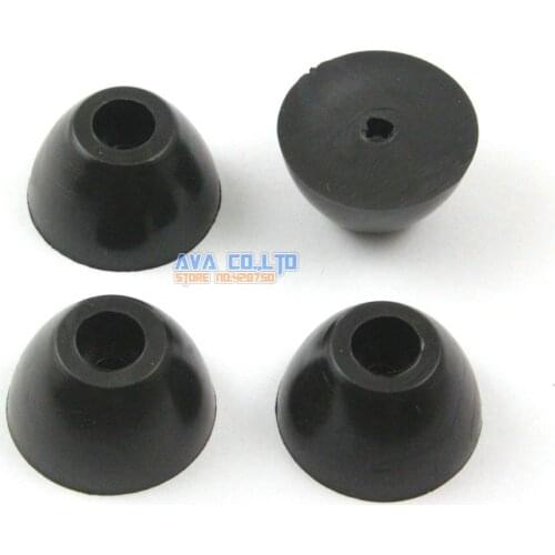 48 Pieces 25x13x14mm Rubber Feet Pad Furniture Chair Leg Protector Glide Pad