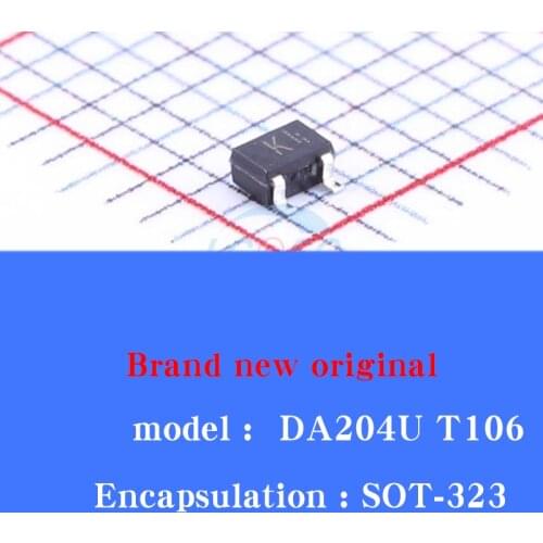 50/PCS Lot DA204U T106 screen printing K SOT-323 SMD switch diode brand new original authentic