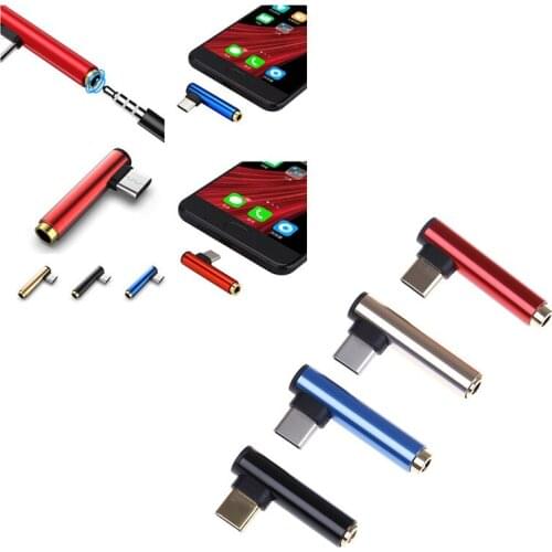 Aluminium Alloy USB Type C Male To 3.5mm Jack Female Earphone Jack Adapter Headphone Converter For Note3 Mate 10