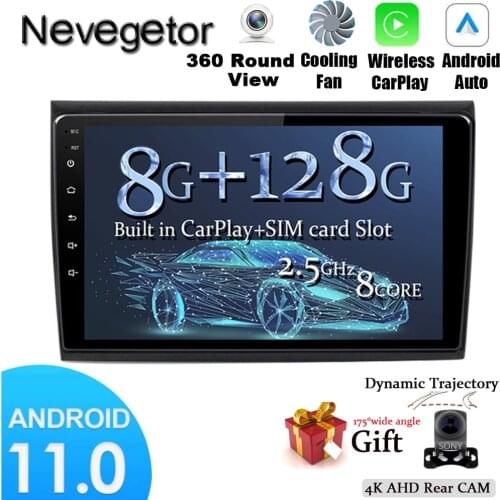 Car Radio for Fiat Bravo 2007-2012 Android 11 6G 128G Multimedia Player Autoradio Stereo Carplay Bluetooth Navigation GPS 2din C