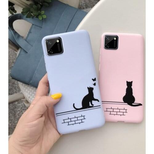 For OPPO Realme 6 5i 6i 6Pro Case for Realme C11 Cover Candy Painted Soft Silicone Phone Case For OPPO Realme C11 C 11 2020 Case
