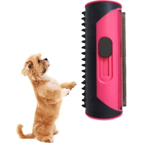 Double Sided Hair Removal Comb Rake For Cats Dogs Pet Grooming Tool Dematting Dog Comb Brush For Easy Mats & Tangles Removing