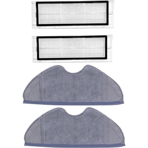 Robot Vacuum Cleaner HEPA Filter Mop Cloth Water tank Filter for 360 T90 Robotic Vacuum Cleaner Spare Parts Accessories