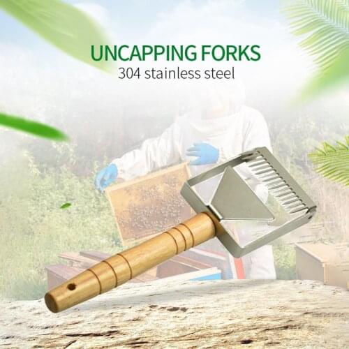 New Honey Scraper Beekeeping Tool Uncapping Fork Apiculture Equipment Honeycomb