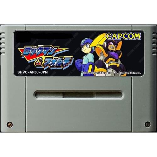 Game cards : Rockman & Forte ( Japanese NTSC Version!! )