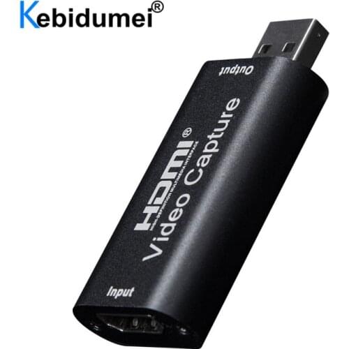 4K USB 2.0 HDMI-compatible Video Capture Card 1080P 60fps Grabber Record Box For PS4 Game Recording Live Streaming Capture Board