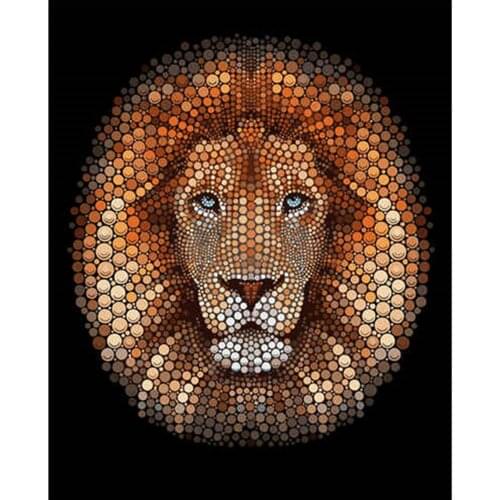 Paint by Number Frame Animal Modern Wall Art Decors Door NumbersKits Tekening Canvas Diy Olie Foto Nummers Home Gift 40X50cm