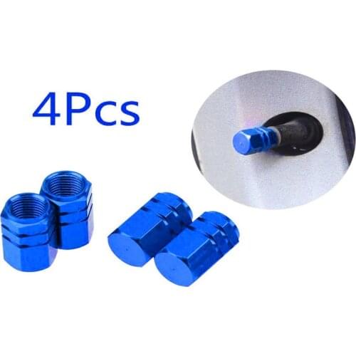 Aluminum Alloy Car Wheel Tire Valve Caps Tyre Rim Stem Covers Airdust Waterproof for Automobiles Motorcycles Trucks Bikes