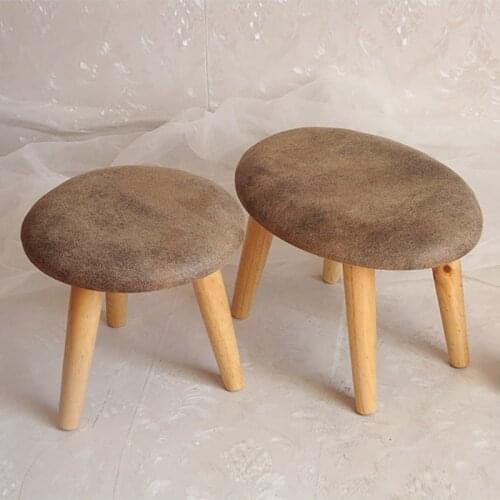 Short Stool Fashion Household Furniture мебель для дома Simple Cloth Art Originality Puts Aside Footstool Wooden Round Stools