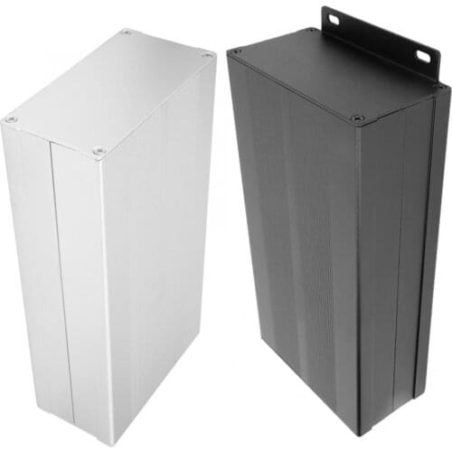 Enclosure Electronic DIY Circuit Board Project Aluminum Box Cooling Case 55 x 106 x 200mm For Electronic Decoders Controllers