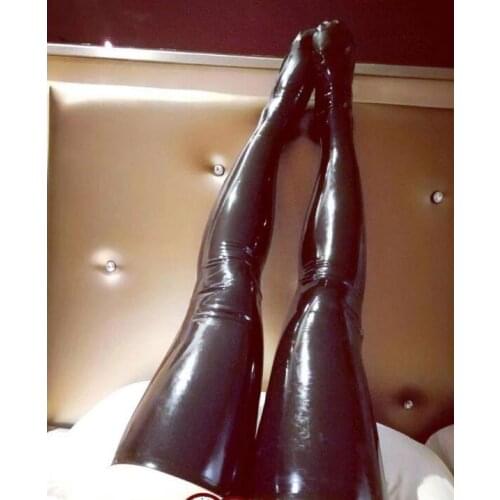 Latex stockings Tight socks Women stocking Long sock