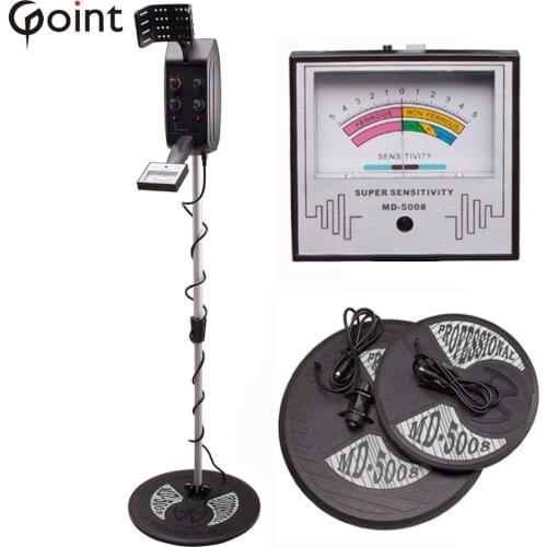 MD-5008 Deep Underground Mineral Metal Detector With Two Coils，Treasure Hunter Gold Searching Metal Tools/ Equipment