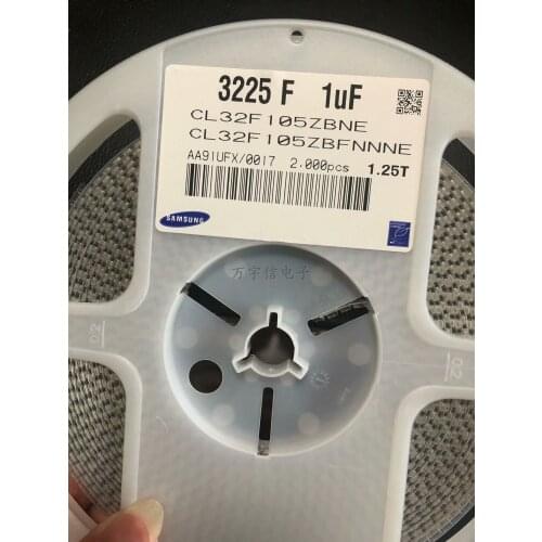Professional supplier of SAMS chip capacitors CL32F106ZAHNNNE 1210 10uF 25V Y5V ±80/-20%% CL32F105ZBFNNNE 1210 1uF 50V Y5V ±80