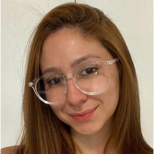 Retro Anti Blue Ray Computer Glasses Women Round Eye Glass Men Blue Light Blocking Fashion Eyewear Optical Frames Glasses