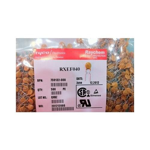 500PCS x RXEF040 XF040 60V 72V 400MA PTC Resettable Fuse