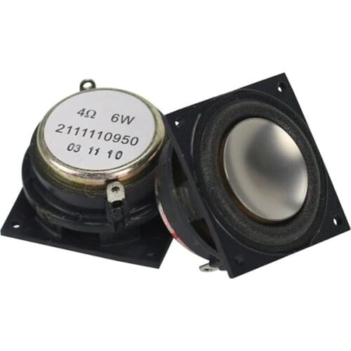 Mini Full Range Speaker 4OHM 6W 1.25 inch Portable Loudspeaker For Column Speaker Diy 34*34MM Neodymium Foam Edge Sound Good 2PC