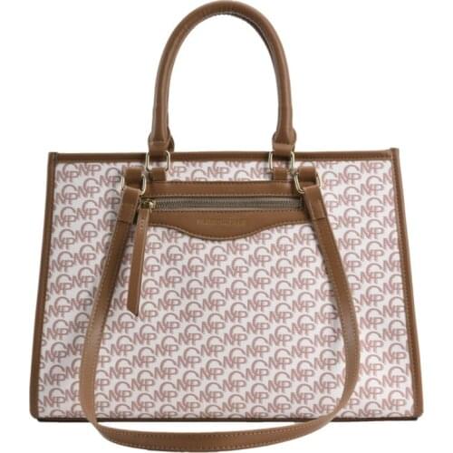 Trendy Luxury Designer Womens Big Tote Bag Letters Printing Shoulder Bags Large Capacity Ladies Handbags Pu Leather Shopper Bag