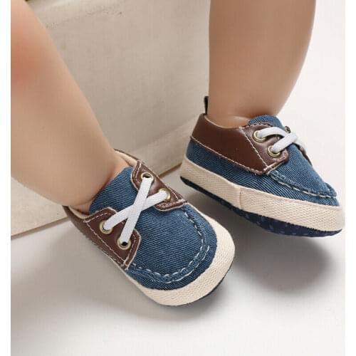 In Stock Newborn Toddler Baby Boy Girl Soft Sole Crib Shoes Casual Sneaker Sport Shoes First Walker Baby boys Comfort foot shoes