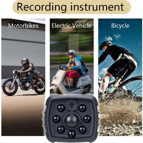 Moto Dash Cam Head Bicycle Black Box Bike Dvr Action Camera 1080P Video Drive Recorder Cycling for motorcycle helmet