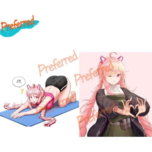 High Quality Miho Last Origin Anime Decal Motocross Racing Laptop Helmet Trunk Wall Vinyl Car Sticker Die Cutting