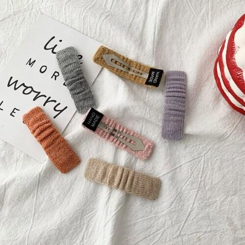 Korean Sweet Hair Pins Baby Clip Girls Hair Accessories Hair Grips Candy Color Hairpin Toddlers Kids Barrettes Hairclip