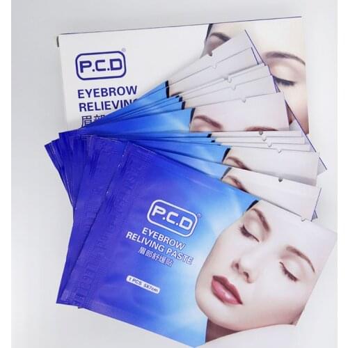 12Pcs/Box Tattoo PCD Repair Cream, Eyebrow and Lip Tattoo Healing Soothing Cream Micro-Blade Needle Pieces Makeup Accessories