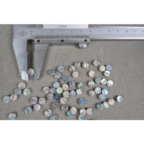 50pcs Beautiful abalone Inlay Material Dots,diameter 6mm
