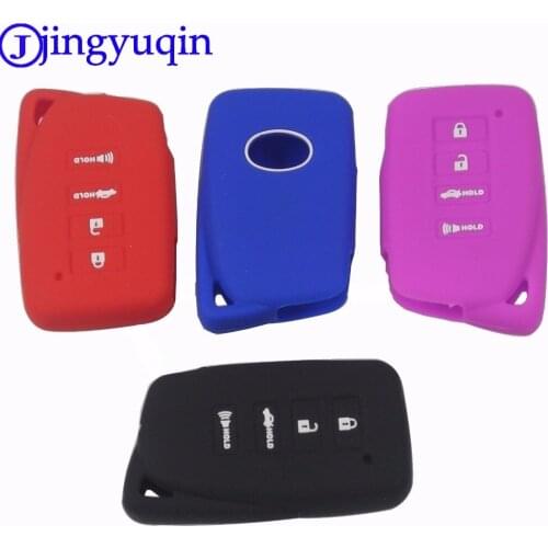 Jingyuqin For Lexus 300h/ES350/GS200/GS350/GSF/IS200t/IS300/IS350/LX570/NX200t/RC200t/RC300/RCF/RX350/RX450h Key Case Cover