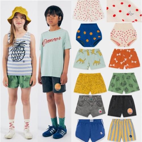 Kids Pants BOBO Brand Summer Infant Baby Boys Girls Knitted Short Bottom Big PP Children Clothes Cotton Fashion Soft Truosers